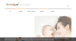 Desktop Screenshot of maminky.eu
